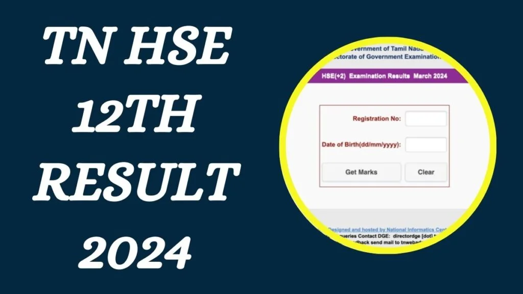 tnresults.nic.in 12th Result 2024