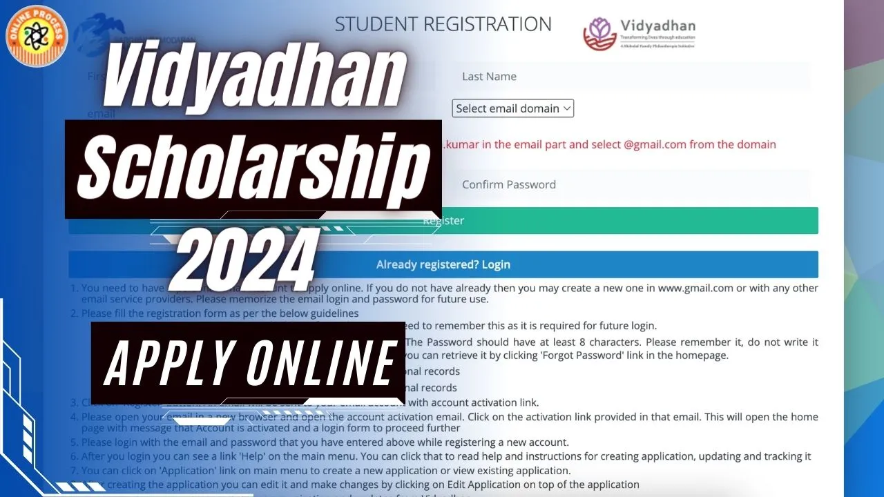 Vidyadhan Scholarship 2024 Apply Online