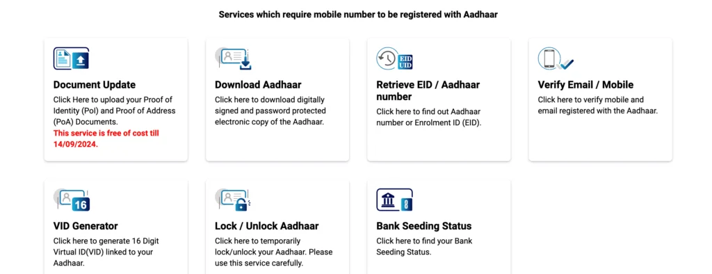 Aadhar Card Unlock Biometric