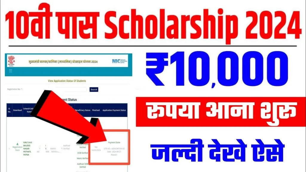 10th Scholarship 2024 Status Check