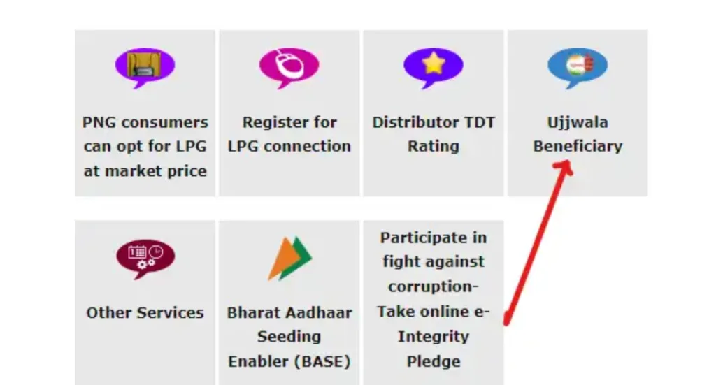 ujjwala yojana gas connection check