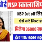 Bihar Board Inter NSP Cut Off List 2025