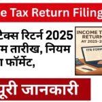 Income Tax Return Filing 2025