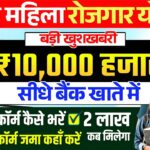 Mukhaymantri Mahila Rojgar Yojana 2025