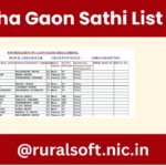 Odisha Gaon Sathi List 2025