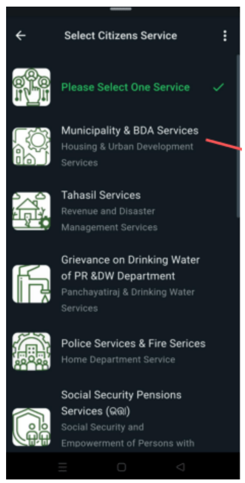 Services Offered Under Ama Saathi