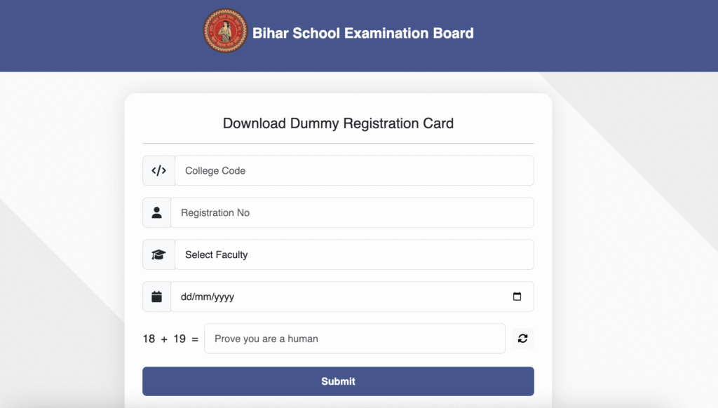 How to Download Bihar Board Inter Dummy Admit Card 2026