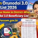 Assam Orunodoi 3.0 List 2026