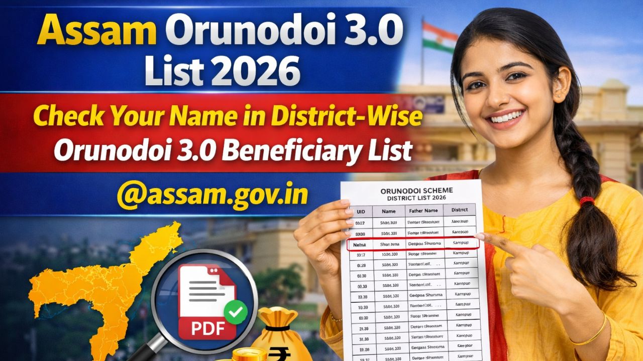 Assam Orunodoi 3.0 List 2026