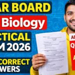 Bihar Board 12th Biology Practical Answer Key 2026