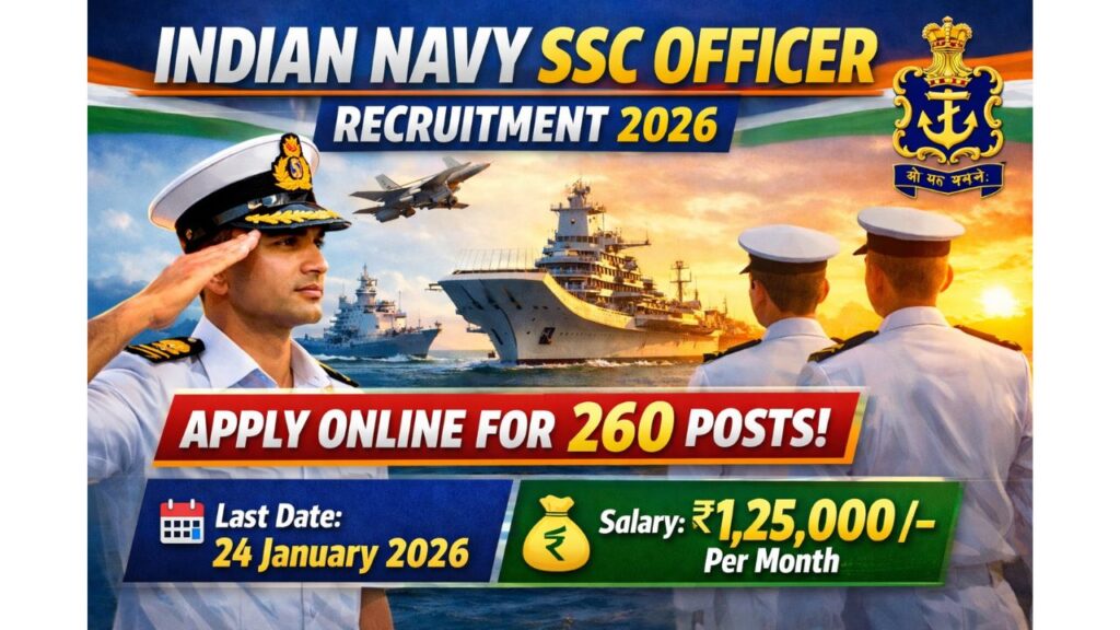 Indian Navy SSC Officer Recruitment 2026 