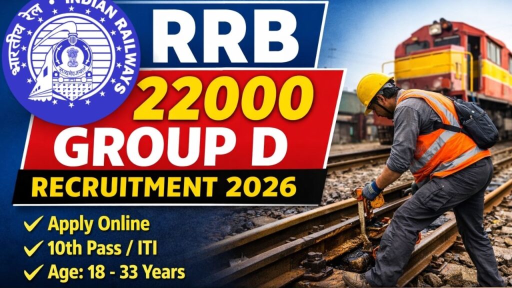 RRB 22000 Group D Online form 2026