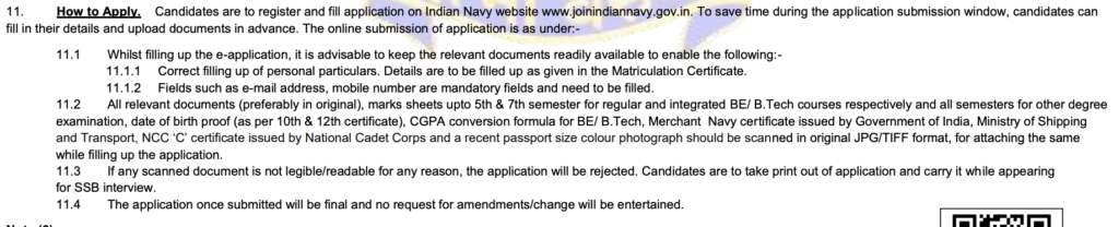 How to Apply for Indian Navy SSC Officer Recruitment 2026