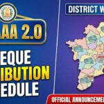 CMAAA 2.0 District Wise Cheque Distribution Schedule 2026