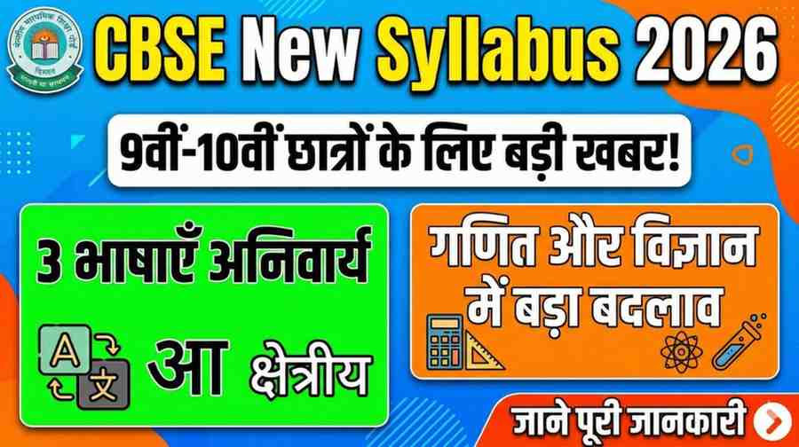 CBSE New Syllabus 2026