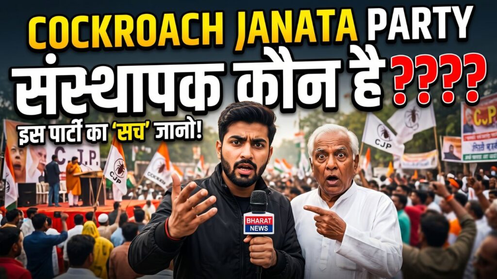 Cockroach Janata Party ke Sansthapak Kaun hai
