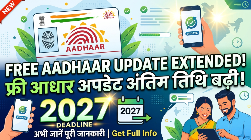 Free Aadhaar Update Deadline 2027