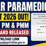 Bihar Paramedical Result 2026