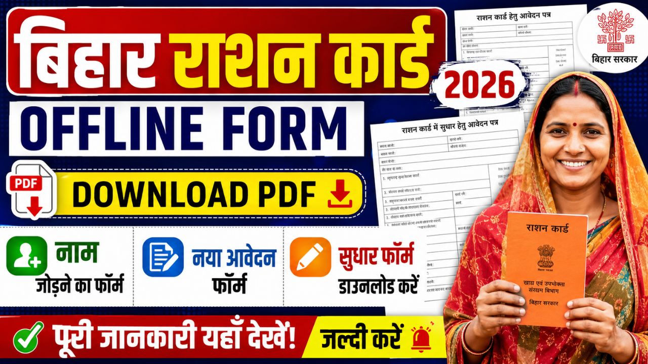 Bihar Ration Card Offline Form Download